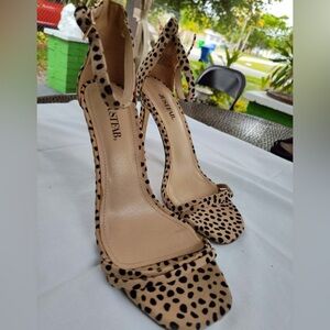 Just Fab Cheetah Print Stiletto Heels